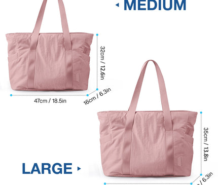 Sac Fourre-tout Rose Contemporain Spacieux