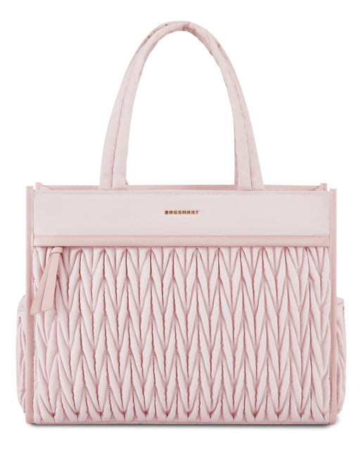 Sac Fourre-tout Rose Poudré Structuré