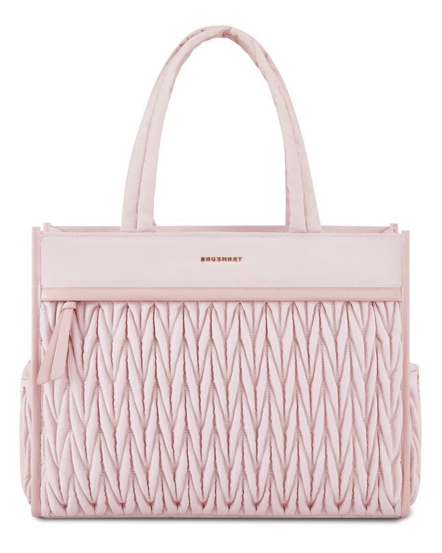 Sac Fourre-tout Rose Poudré Structuré