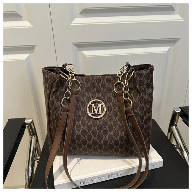 Sac Fourre-tout Monogramme Doré Souple