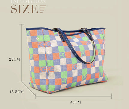 Sac Fourre-tout Géométrique Doux Femme