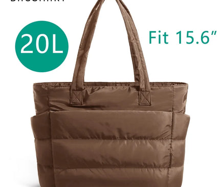 Sac Fourre-tout Matelassé Ordinateur 20L