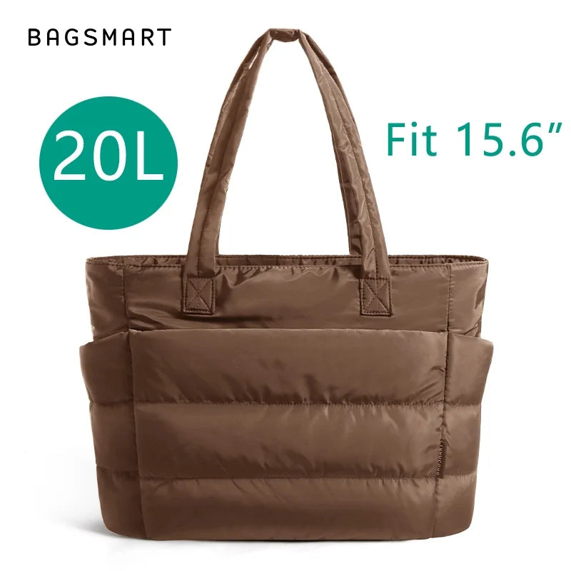 Sac Fourre-tout Matelassé Ordinateur 20L