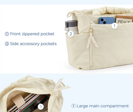 Sac Fourre-tout Navetteur Doudoune Rose