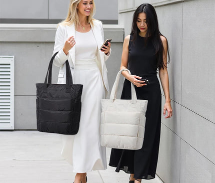 Sac Fourre-tout Doudoune Blanc Cassé