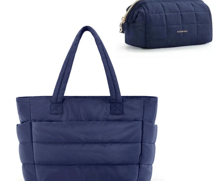 Sac Fourre-tout Doudoune Femme Bleu