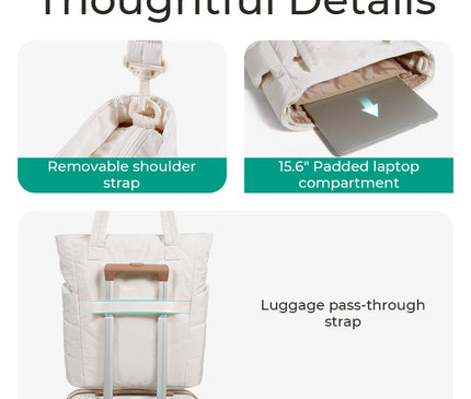 Sac Fourre-tout Capitonné Polyvalent Urbain