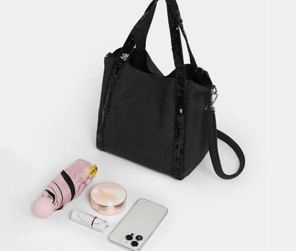 Sac Fourre-tout Élégant Paillettes Mode Femme