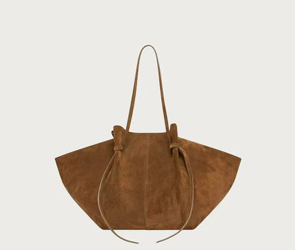 Sac Fourre-tout Chic Effet Daim Ailée