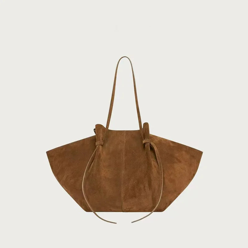 Sac Fourre-tout Chic Effet Daim Ailée