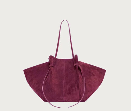 Sac Fourre-tout Femme Imitation Daim Ailée