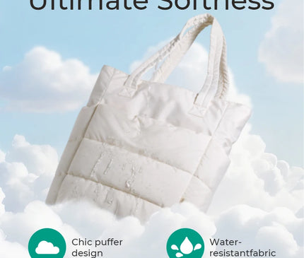 Sac Fourre-tout Doudoune Blanc Cassé