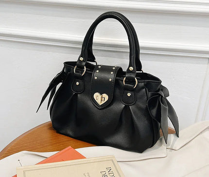 Sac Fourre-tout Cœur Nœuds Rivets