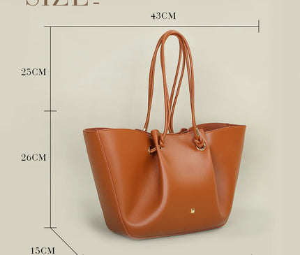 Sac Fourre-tout Similicuir Grande Capacité Classique