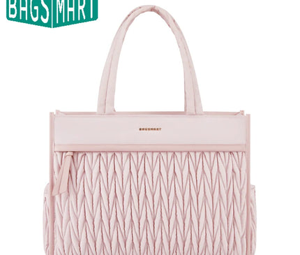 Sac Fourre-tout Polyester Gaufré Zippé