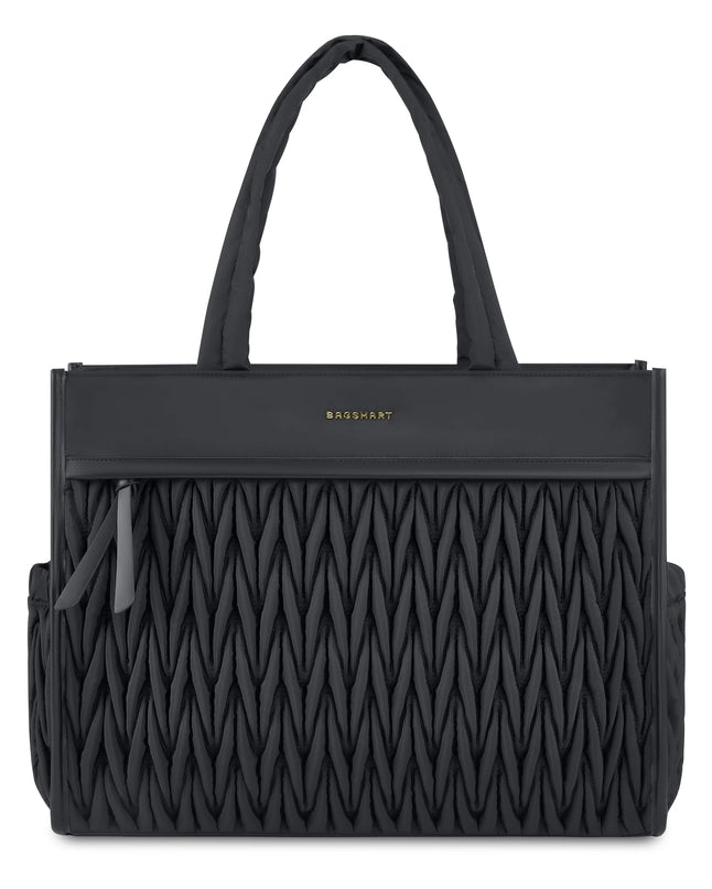 Sac Fourre-tout Polyester Gaufré Zippé