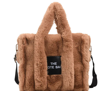 Sac Fourre-tout Moelleux Lettres Zippé