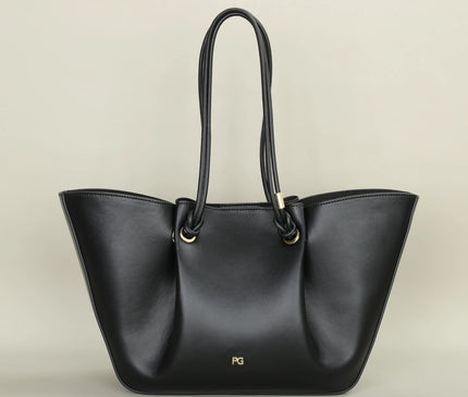 Sac Fourre-tout Femme Souple Similicuir Noir