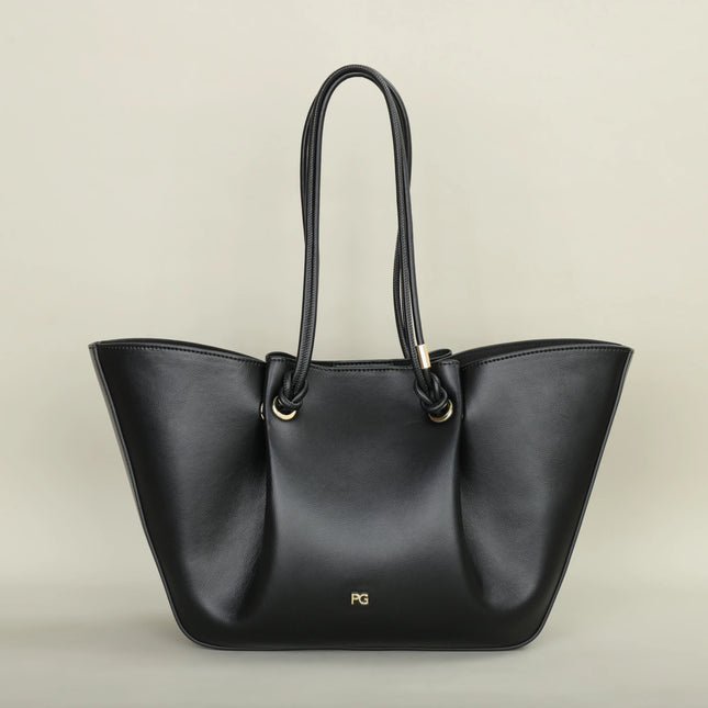 Sac Fourre-tout Femme Souple Similicuir Noir
