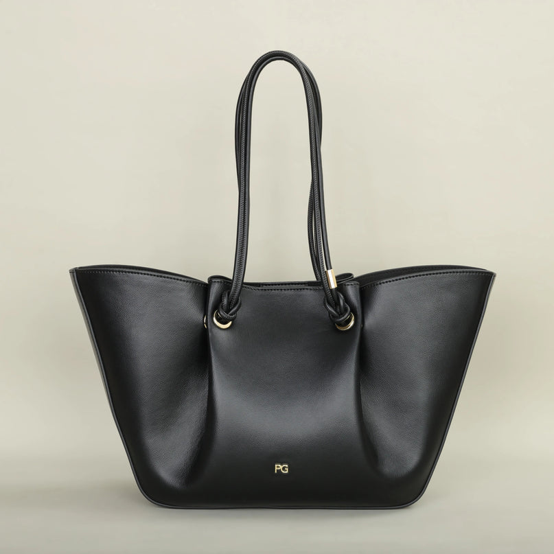 Sac Fourre-tout Femme Souple Similicuir Noir