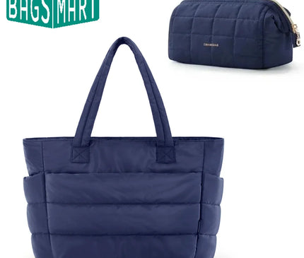 Sac Fourre-tout Épaulé Grande Capacité Beige