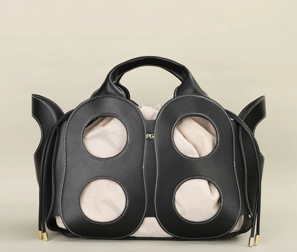 Sac Fourre-tout Seau Ajouré Géométrique Femme
