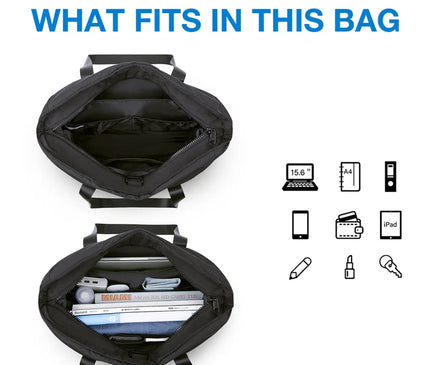 Sac Fourre-tout Léger Multi-Compartiments Portable