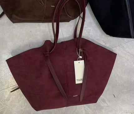 Sac Fourre-tout Seau Doux Frotté Élégant