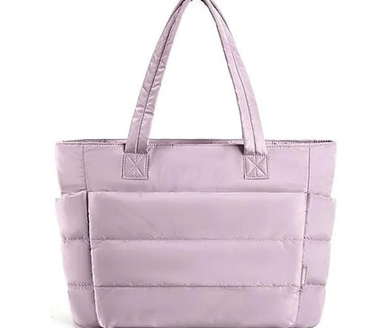 Sac Fourre-tout Gonflé Léger Lilas Polyester