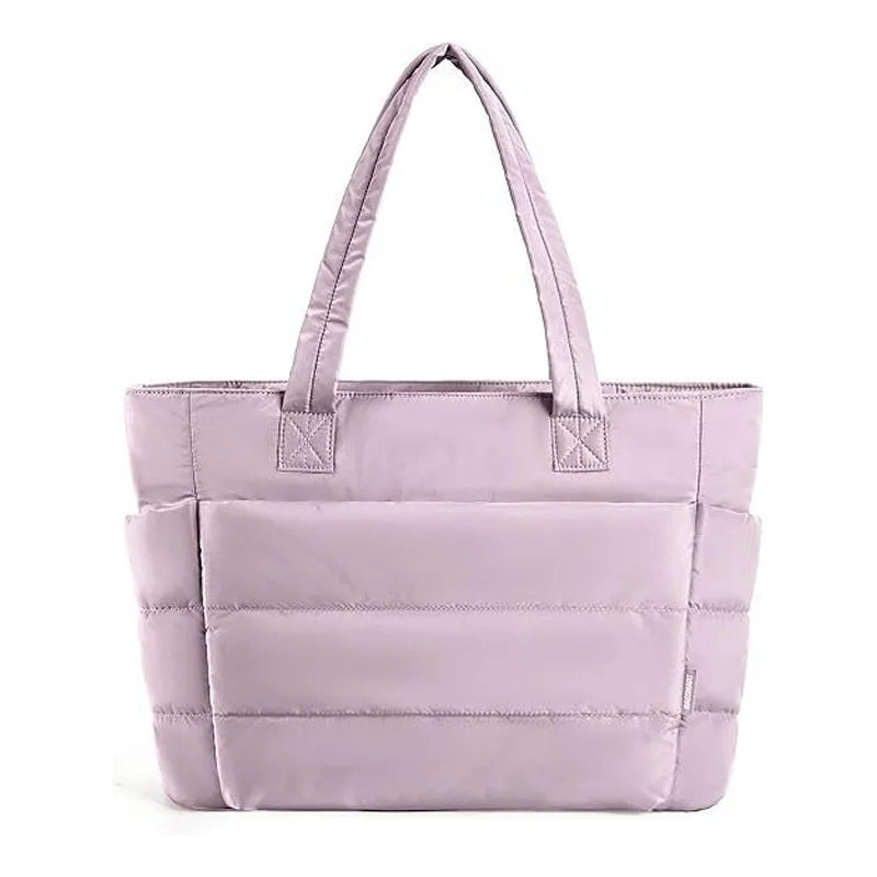 Sac Fourre-tout Gonflé Léger Lilas Polyester