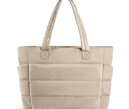 Sac Fourre-tout 15.6 Pouces Beige Léger