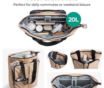 Sac Fourre-tout Imperméable Grande Capacité Ordinateur