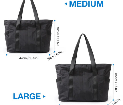 Sac Fourre-tout Léger Multi-poches pour Ordinateur