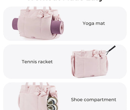 Sac Fourre-tout Puffy Nœud Élégant Polyester