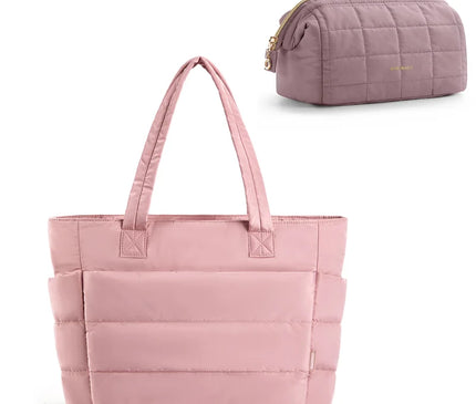 Sac Fourre-tout Polyester Voyage Ensemble Rose