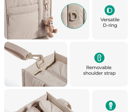 Sac Fourre-tout Matelassé Zippé Polyvalent