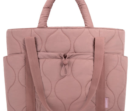 Sac Fourre-tout Ondulé Rose Spacieux Polyester