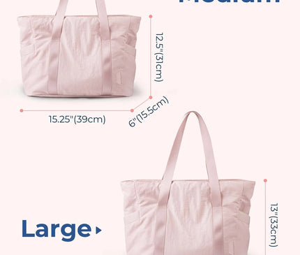 Sac Fourre-tout Doudoune Rose Spacieux