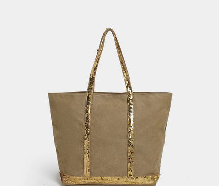 Sac Fourre-tout Canvas Paillettes Scintillantes