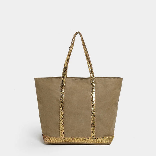 Sac Fourre-tout Canvas Paillettes Scintillantes