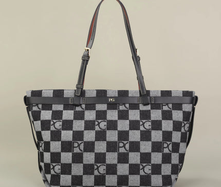 Sac Fourre-tout Femme Tissu Géométrique Souple