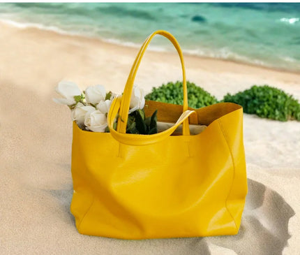 Sac Fourre-tout pour Femme Cuir Grainé