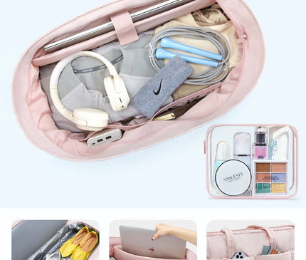 Sac Fourre-tout Polyester Matelassé Organisé