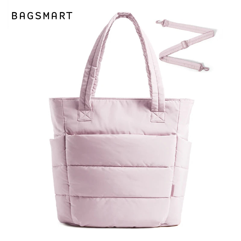 Sac Fourre-tout Polyester Confortable Bandoulière Rose