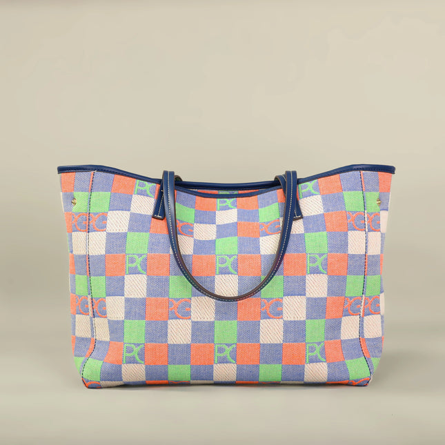 Sac Fourre-tout Femme Géométrique Multicolore Doux