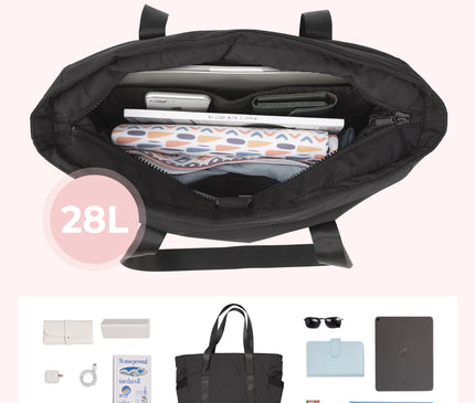 Sac Fourre-tout Rose Contemporain Spacieux