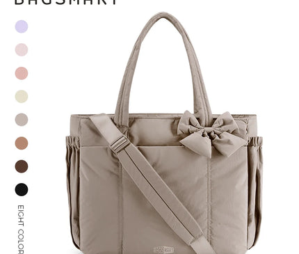 Sac Fourre-tout Polyester Orné d'un Nœud