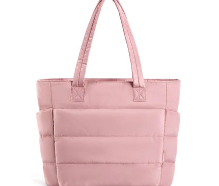 Sac Fourre-tout Rembourré Polyester Rose Léger