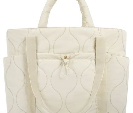 Sac Fourre-tout Coton Piqué Polyvalent Organisé