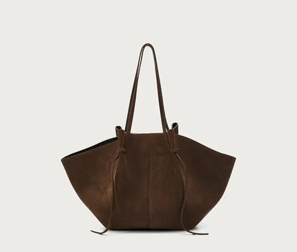 Sac Fourre-tout Seau Cuir PU Frotté Femme